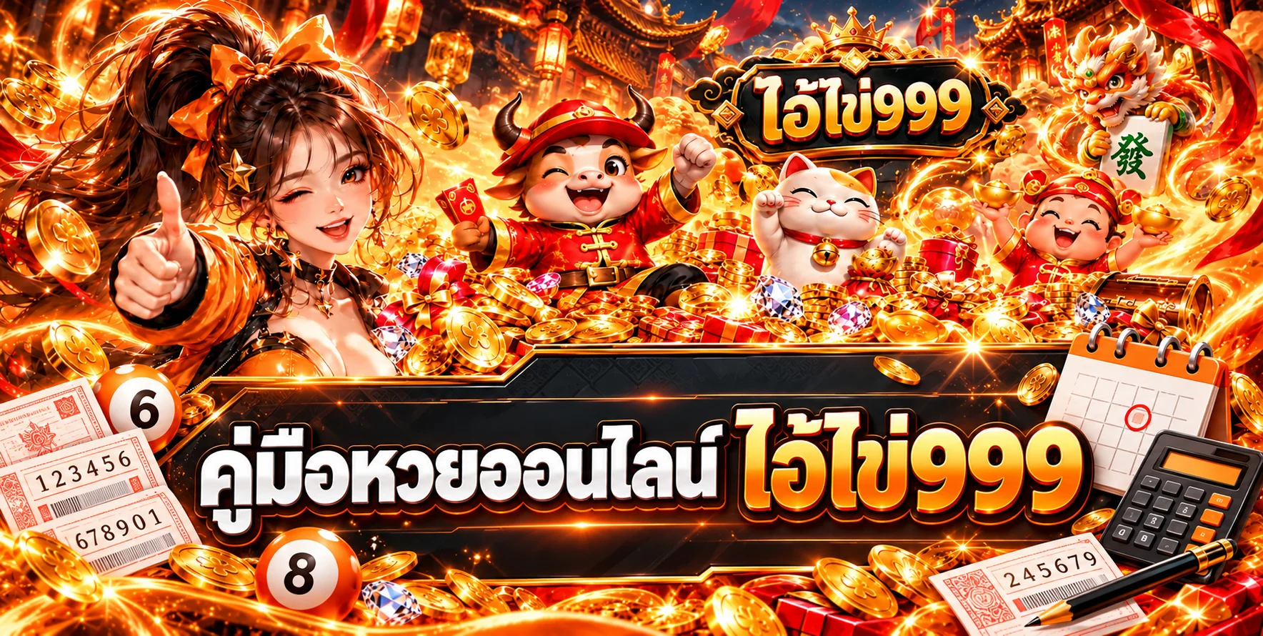 ไอ้ไข่999 วิธีแทงหวยออนไลน์และคำนวณรางวัล